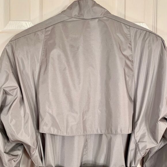 GRAY GALLERY FULL LENGTH RAIN COAT SIZE 8 - Picture 10 of 13